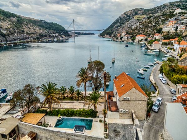 Profesionalno Fotografiranje Villa u Dubrovniku iz zraka